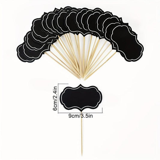 24pcs Mini Blackboard Paperboard Business Card Holder
