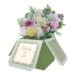 Floral Pop Up Card - Beautiful and Thoughtful Greeting Card