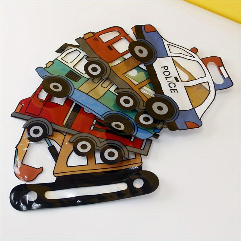 10pcs Cartoon Car Ziplock Storage Bag Snack Gift Packaging Bag
