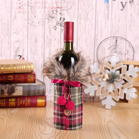 Christmas Wine Cover Navidad Party Favors