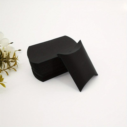10pcs Mini Pillow Shaped Gift Bag Jewelry Gift Packaging Paper Box