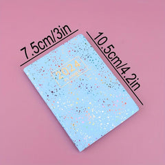A7 Laser Colorful Cover Schedule Mini Pocket Notebook