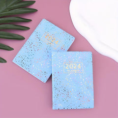 A7 Laser Colorful Cover Schedule Mini Pocket Notebook
