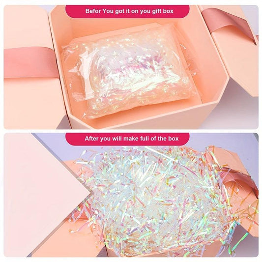 50 100g Iridescent Film PP Hamper Shreds For Gift Wrapping