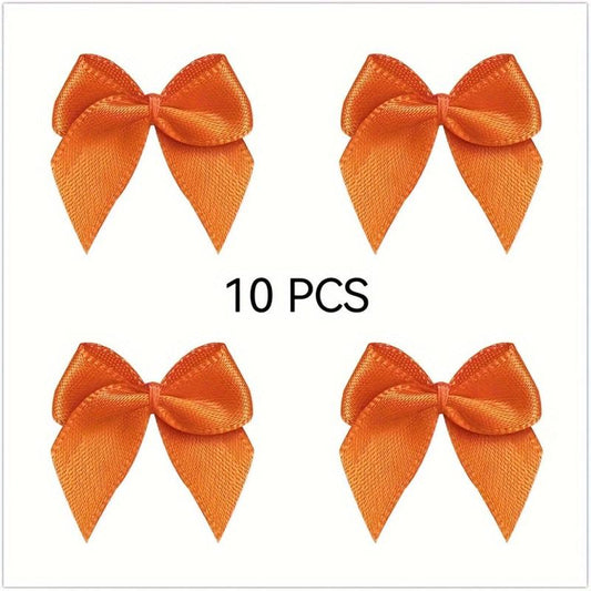 100pcs Mini Ribbon Bows Flowers DIY Craft Sewing Scrapbooking Wedding