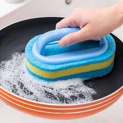 Handle Sponge Brush for Kitchen Dish Washing & Cleaning