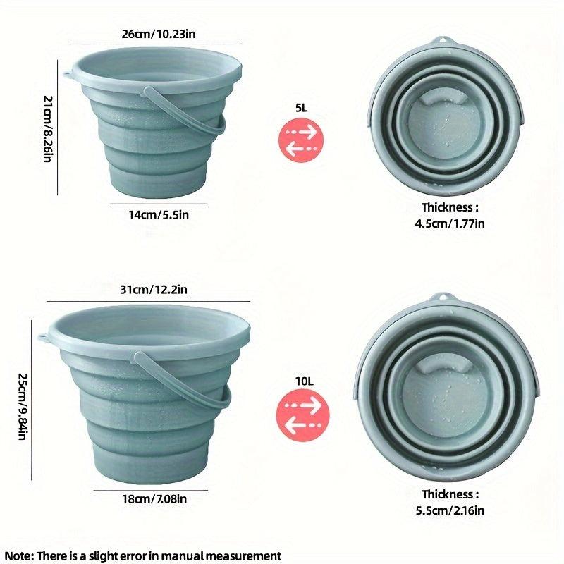 Portable Folding Water Bucket for Camping and Travel
