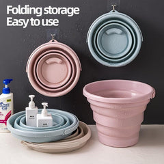 Portable Folding Water Bucket for Camping and Travel
