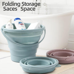 Portable Folding Water Bucket for Camping and Travel