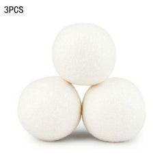 3 Wool Dryer Balls Reusable Laundry Softener 1.96inch