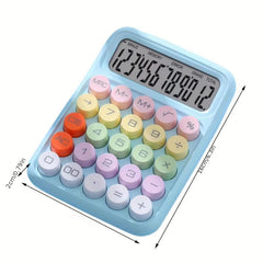 Colorful Calculator For Women Girls Candy Desk Accessories Easy To Use