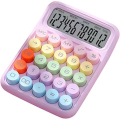 Colorful Calculator For Women Girls Candy Desk Accessories Easy To Use
