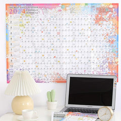 Creative Annual Calendar & Plan Sheet - Back to School Supplies