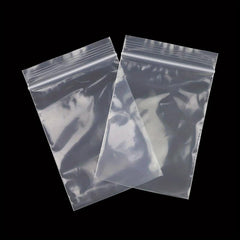 100 Clear 4 Mil Resealable Zip Lock Poly Bags Heavy Duty Zipper Baggies