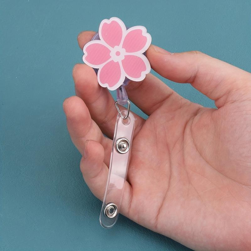 Student Work Telescopic Buckle Lanyard Card Holder Back To School