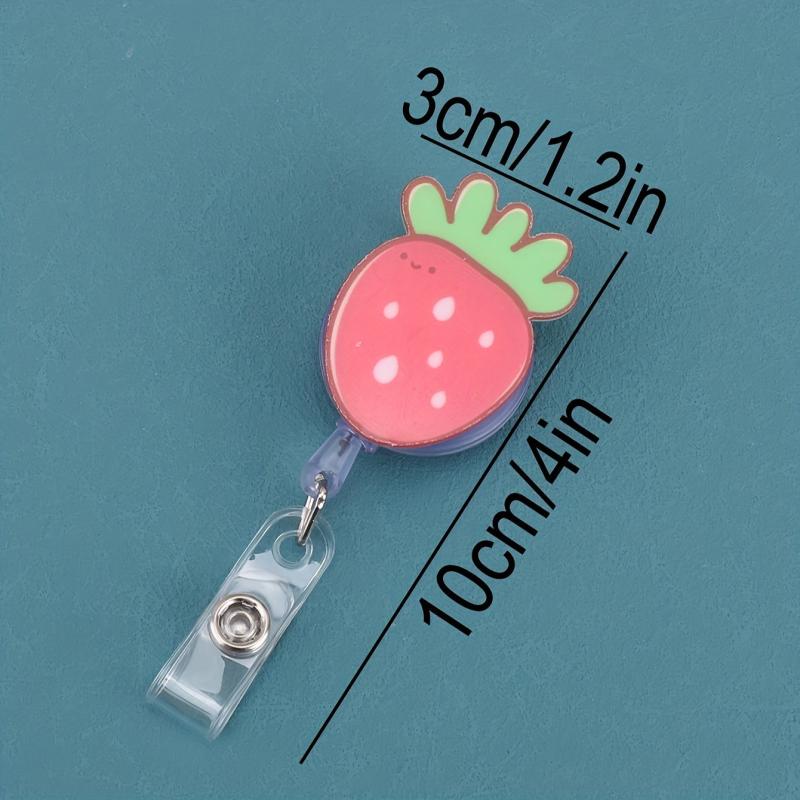 Student Work Telescopic Buckle Lanyard Card Holder Back To School