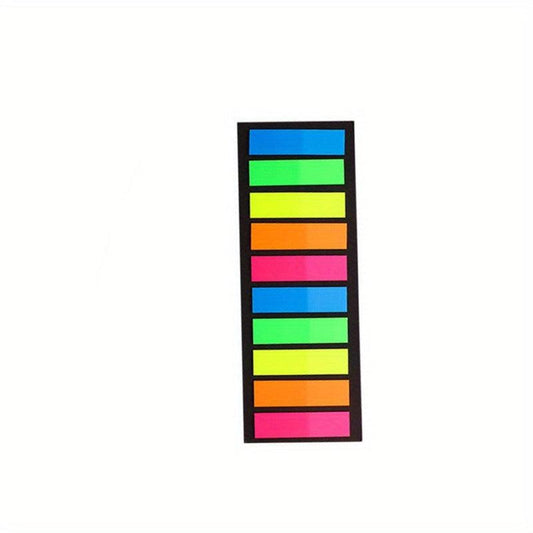200pcs 300pcs Colorful Fluorescent Index Sticky Note Self Adhesive Memo Pad