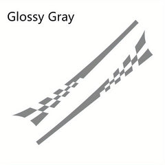 2pcs Racing Stripes Camouflage Vinyl Film Car Wrap