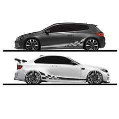 2pcs Racing Stripes Camouflage Vinyl Film Car Wrap