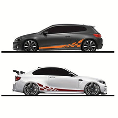 2pcs Racing Stripes Camouflage Vinyl Film Car Wrap