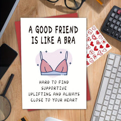 Funny Birthday Card Set for Bestie, Sister, Girlfriend - Uplifting and Heartfelt