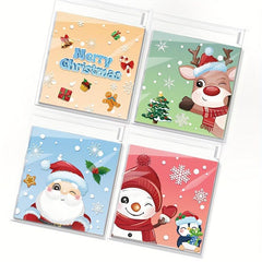100pcs Christmas Baking Packaging Biscuit Bag Mooncake Biscuit Bag