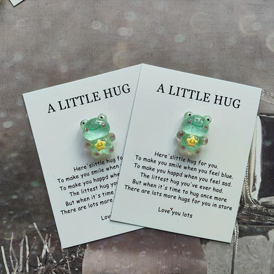 Smiling Frog Greeting Card with Encouragement