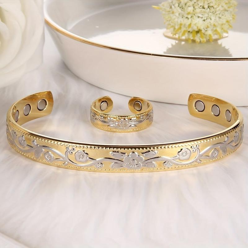 Solid Copper Magnetic Bracelet - Adjustable Size