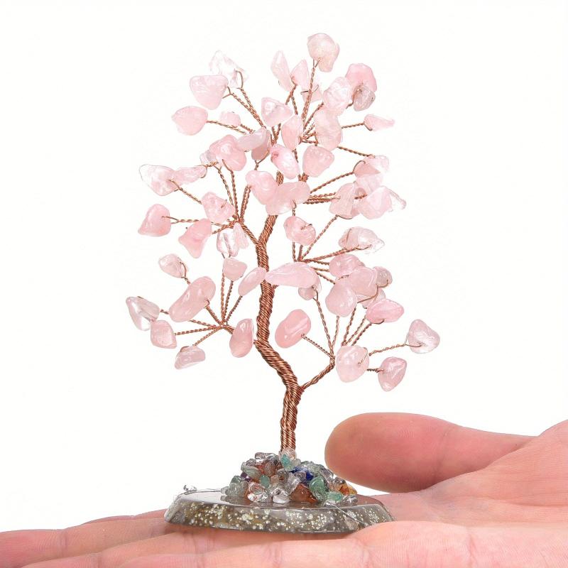 Crystal Stone 7 Chakra Healing Money Tree Home Office Desk Decor