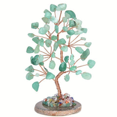 Crystal Stone 7 Chakra Healing Money Tree Home Office Desk Decor