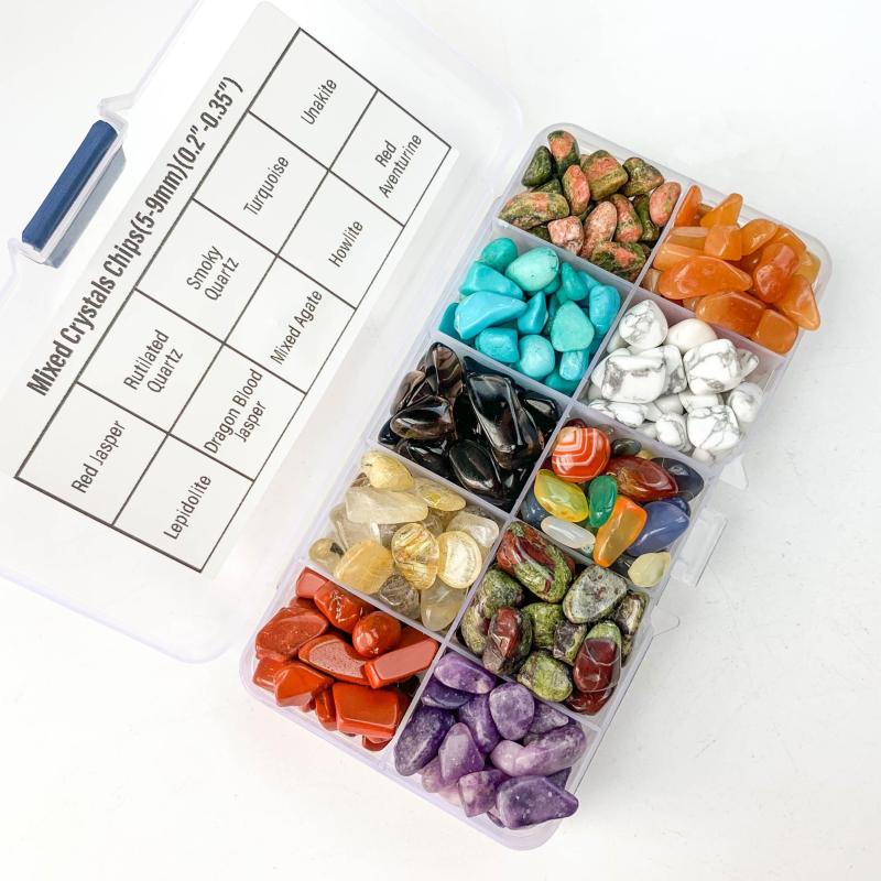 Rare High Crystal Gem Collection Chips Box 0.5 lb