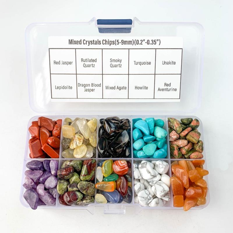 Rare High Crystal Gem Collection Chips Box 0.5 lb