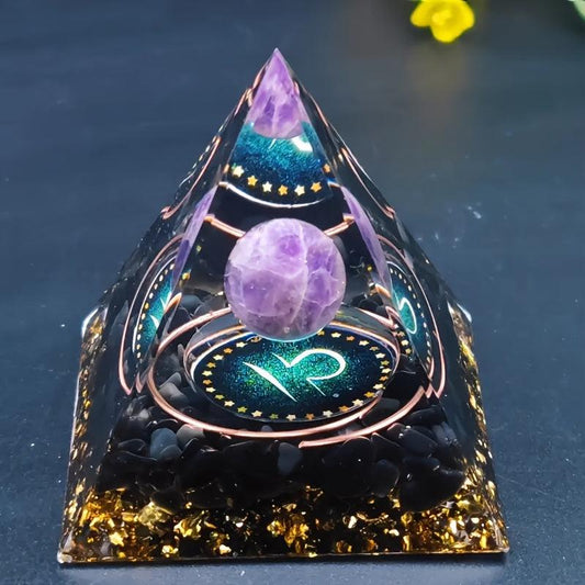 12 Constellations Orgone Pyramid Energy Orgonite