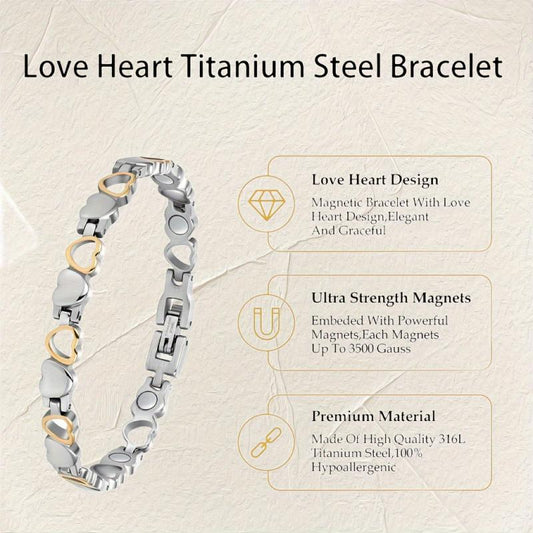 Copper Titanium Magnetic Bracelet Ultra Strength Magnetic