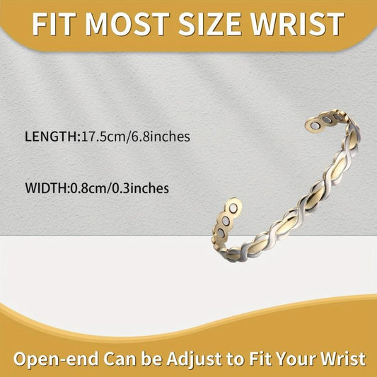 Magnetic Copper Bracelet Lymph Detox Ultra Strength Jewelry Gift