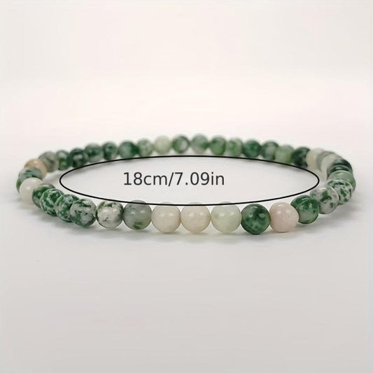 Natural Green Energy Crystal Bracelet for Yoga Meditation Gift