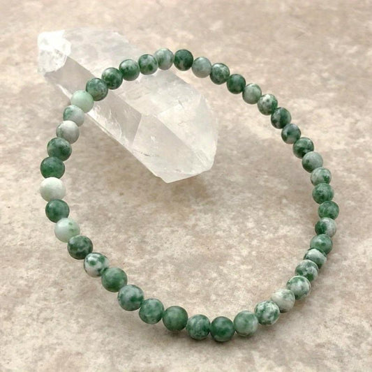 Natural Green Energy Crystal Bracelet for Yoga Meditation Gift