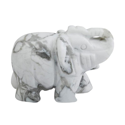 Natural Golden Tiger's Eye Elephant Guardian Statue Figurine 1.5 Inch