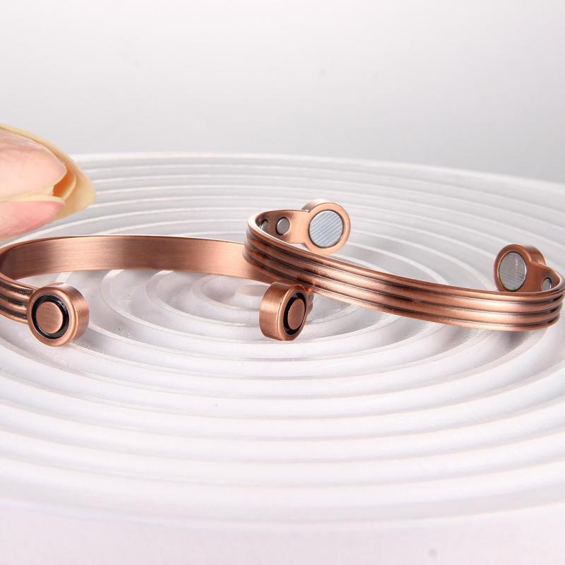 Adjustable Pure Copper Magnetic Bracelet for Men Women