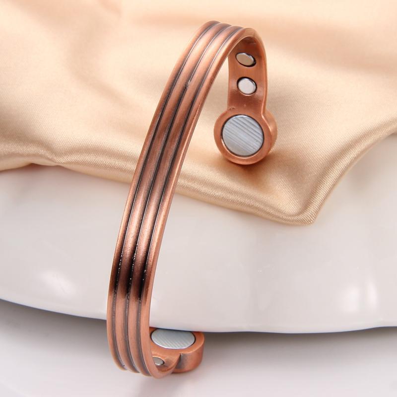 Adjustable Pure Copper Magnetic Bracelet for Men Women