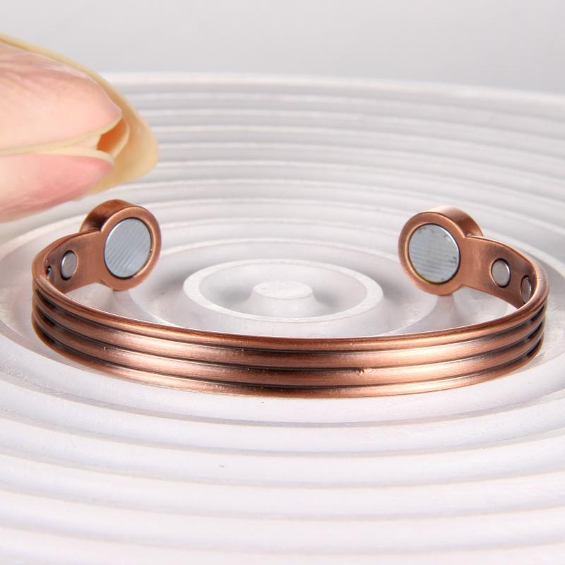 Adjustable Pure Copper Magnetic Bracelet for Men Women