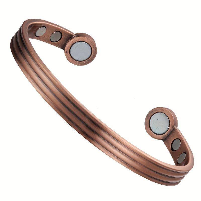 Adjustable Pure Copper Magnetic Bracelet for Men Women
