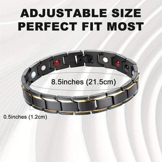 Titanium Steel Magnetic Bracelets For Men With Ultra Strength Magnets