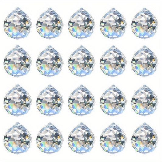 Clear Crystal Ball Prism Sun Catcher Pendant for Windows Wedding Shower Brides