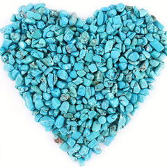 50g 100g Howlite Turquoise Chips Polished Tumbled Stones for Healing Decoration