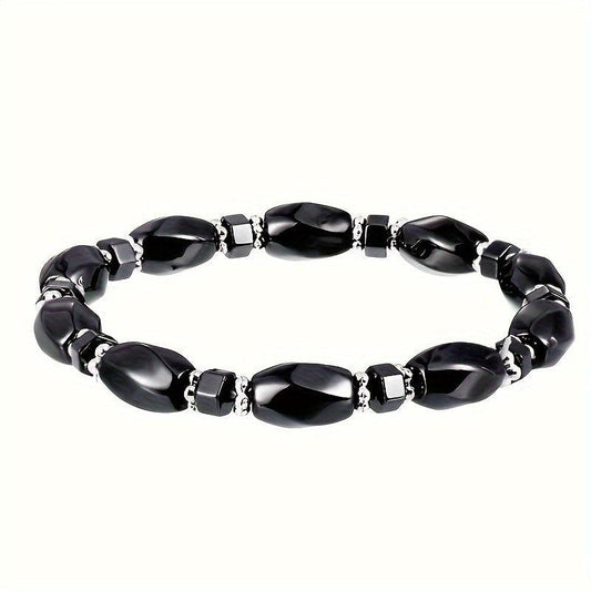 Hematite Magnetic Bead Bracelet Improve Magnetic Field Luck Blood Circulation