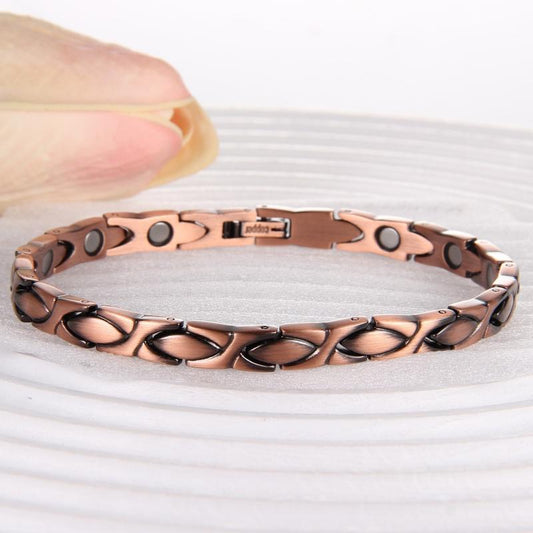 Copper Bracelet For Women Magnetic Links Men Birthday Christmas Gift