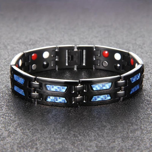Fiber Patch Titanium Steel Bracelet Daily Birthday Gift for Men