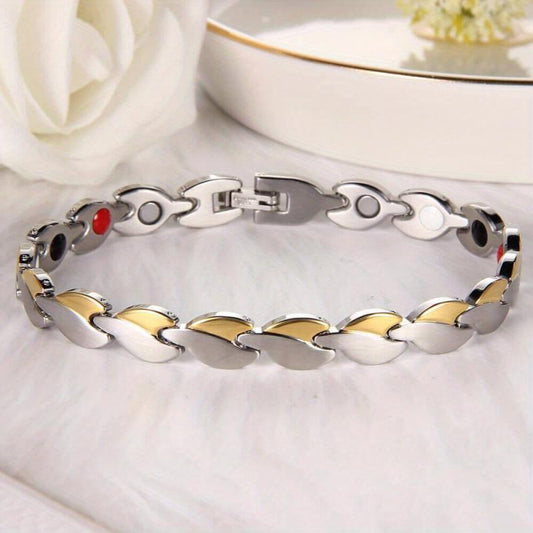 Women's Titanium Steel Magnetic Bracelet with Neodymium Magnets