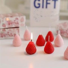 Strawberry Aromatherapy Candle Gift Set - Home Decoration & Room De